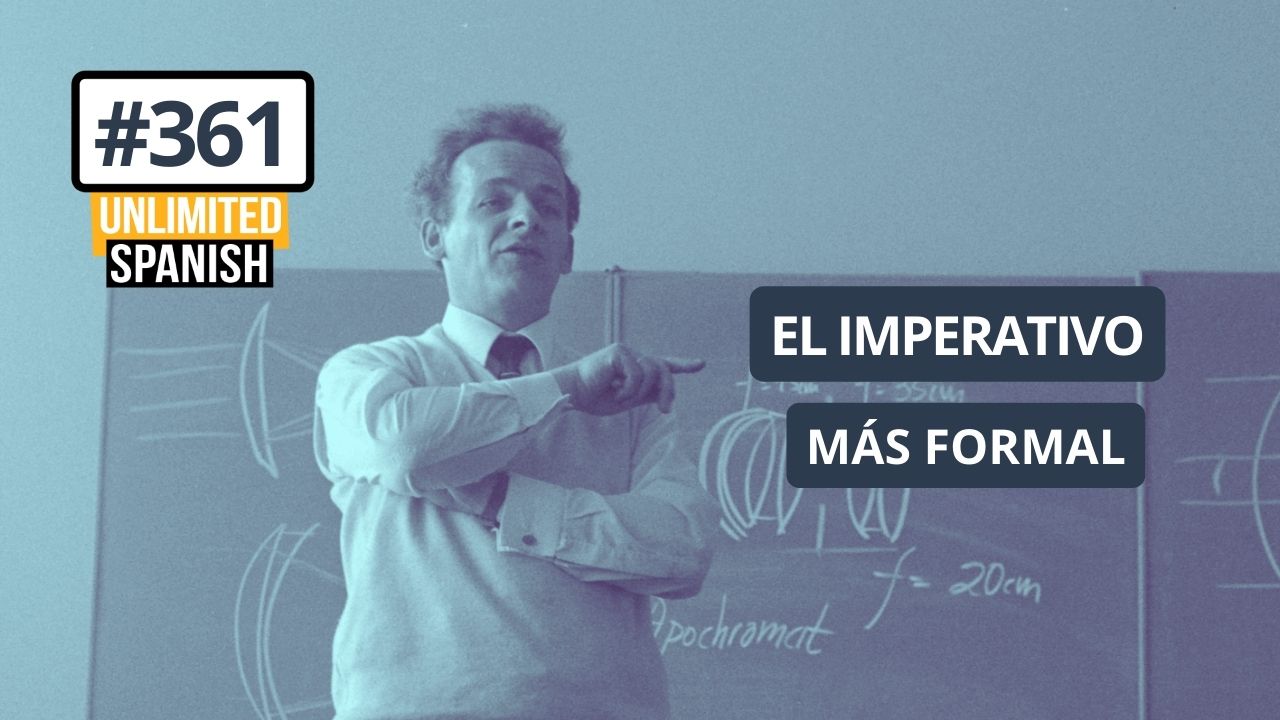 imperativo formal usted