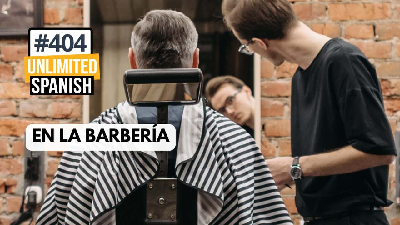 En la barbería