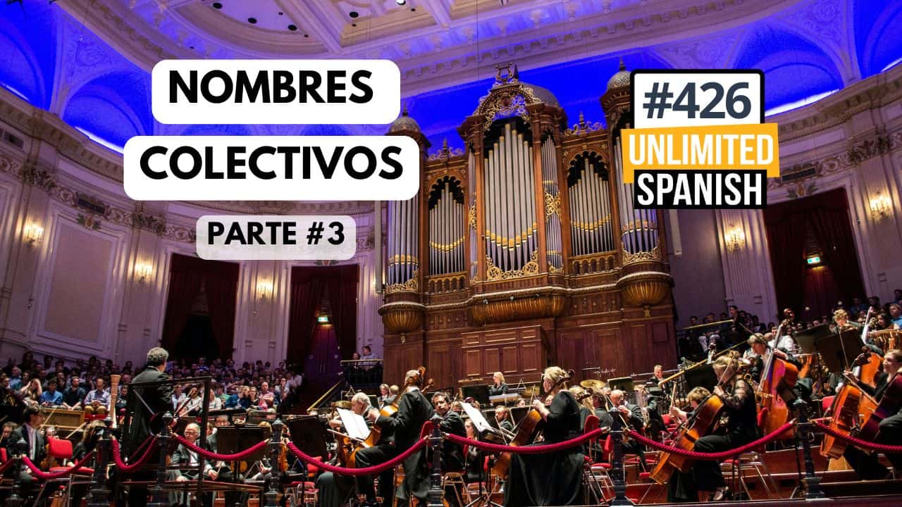 Nombre colectivos en español