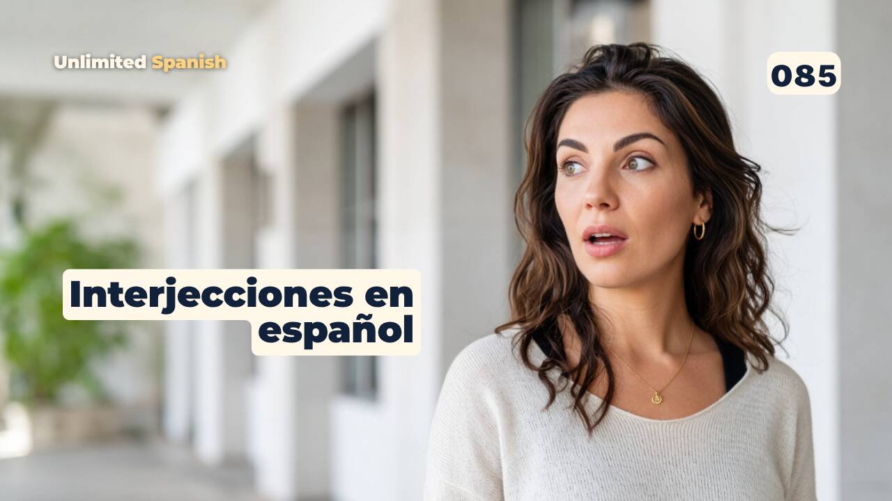 085 Interjecciones en español