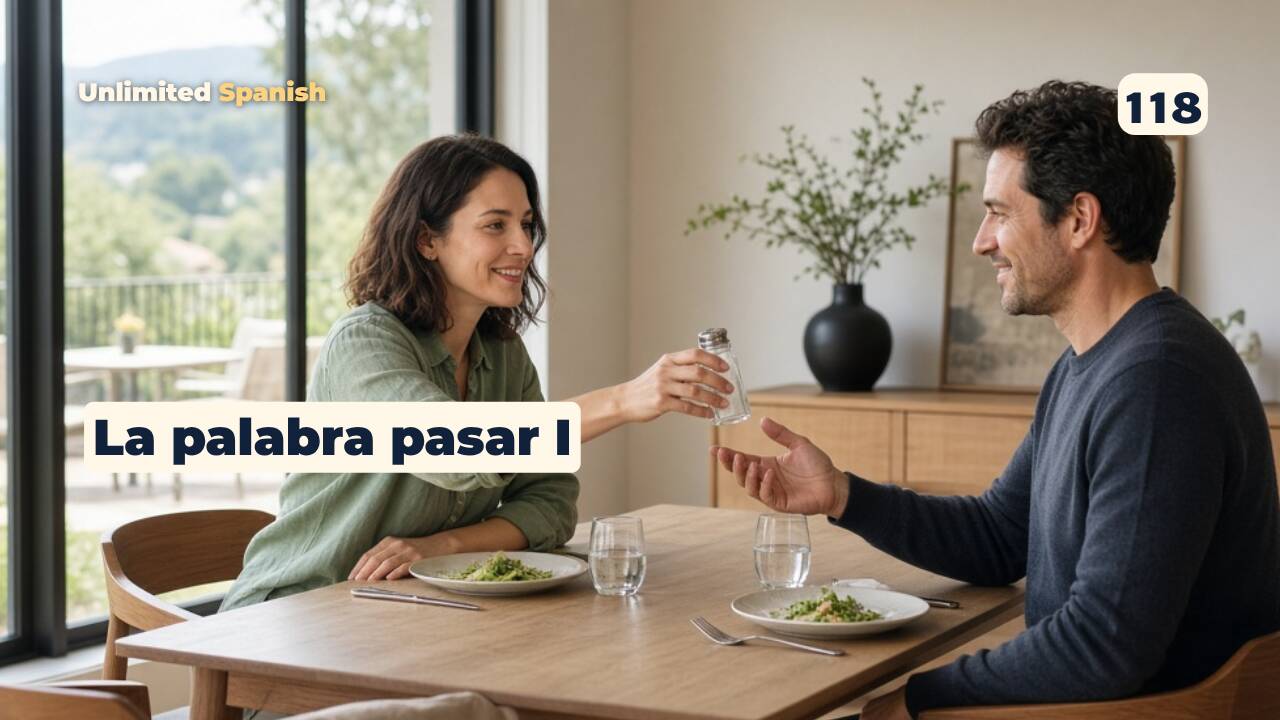 118 La palabra pasar