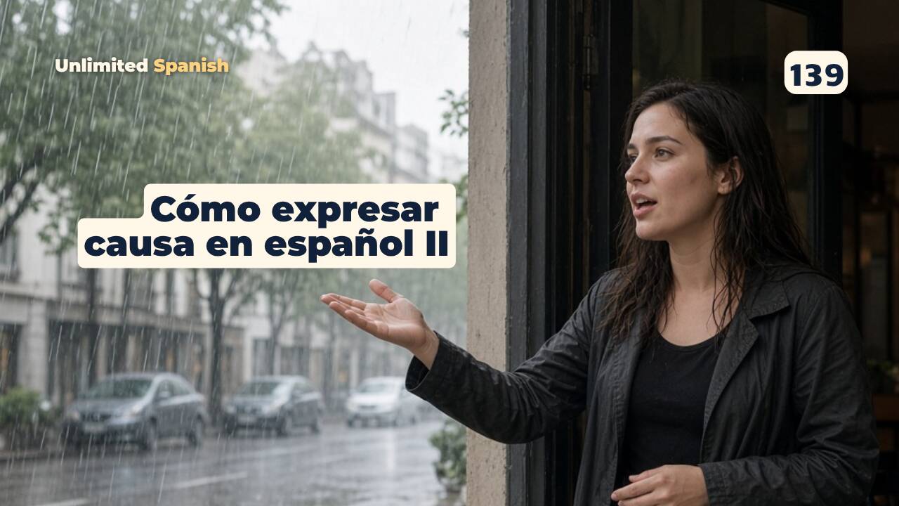 139 Cómo expresar causa en español 2
