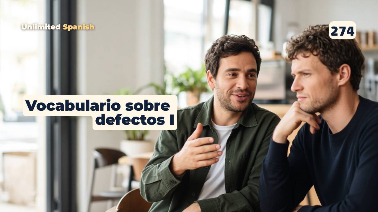 274 Vocabulario sobre defectos en español 1